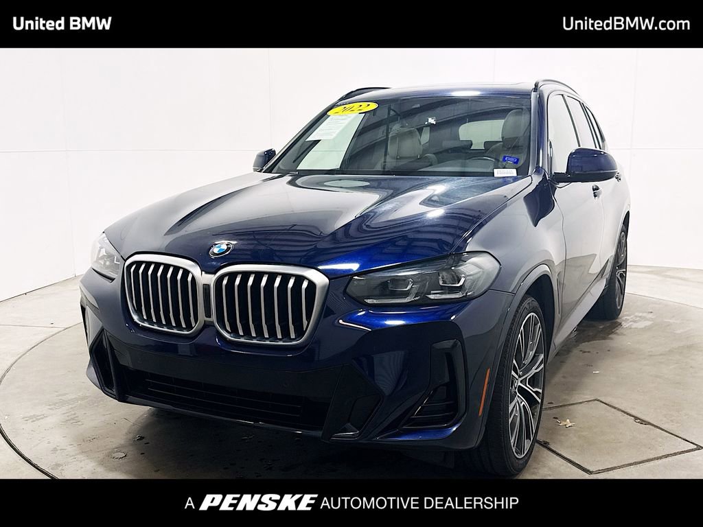 Used 2022 BMW X3 sDrive30i w/ M Sport Package 2
