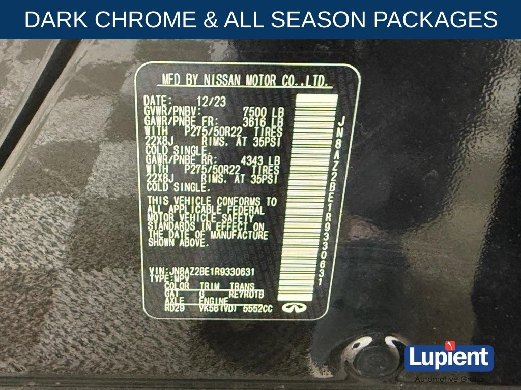 Used 2024 INFINITI QX80 Sensory AWD/4WD image 33