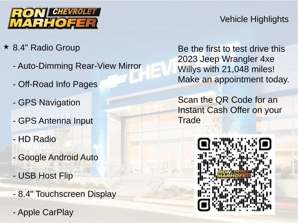 Used 2023 Jeep Wrangler Unlimited w/ Cold Weather Group AWD/4WD image 3