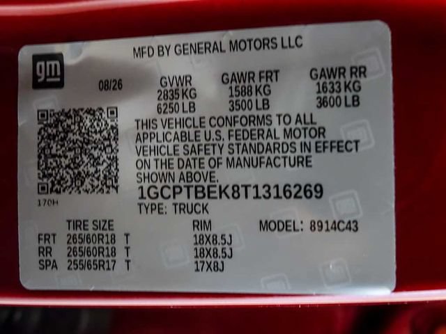 New 2026 Chevrolet Colorado W/T w/ WT Custom Package AWD/4WD image 20