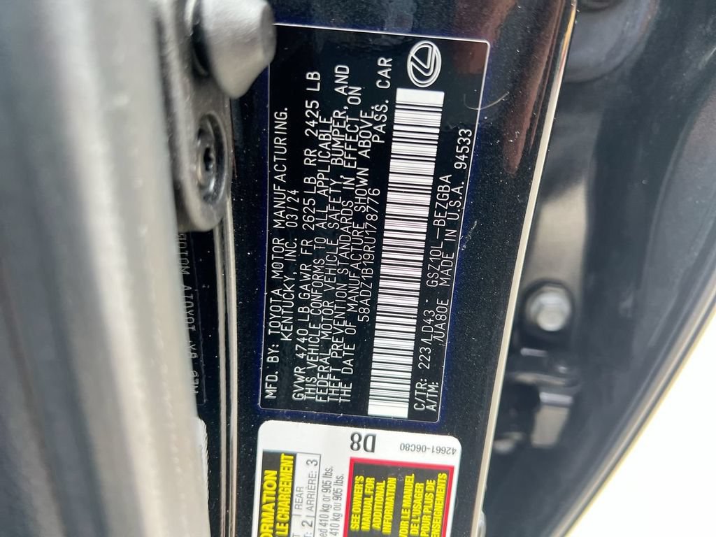 Certified 2024 Lexus ES 350 w/ Premium Package FWD image 22