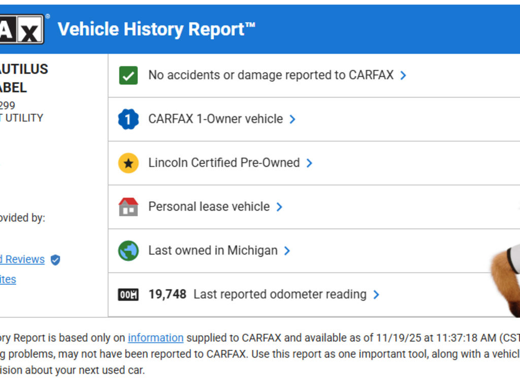 Certified 2024 Lincoln Nautilus Black Label image 3