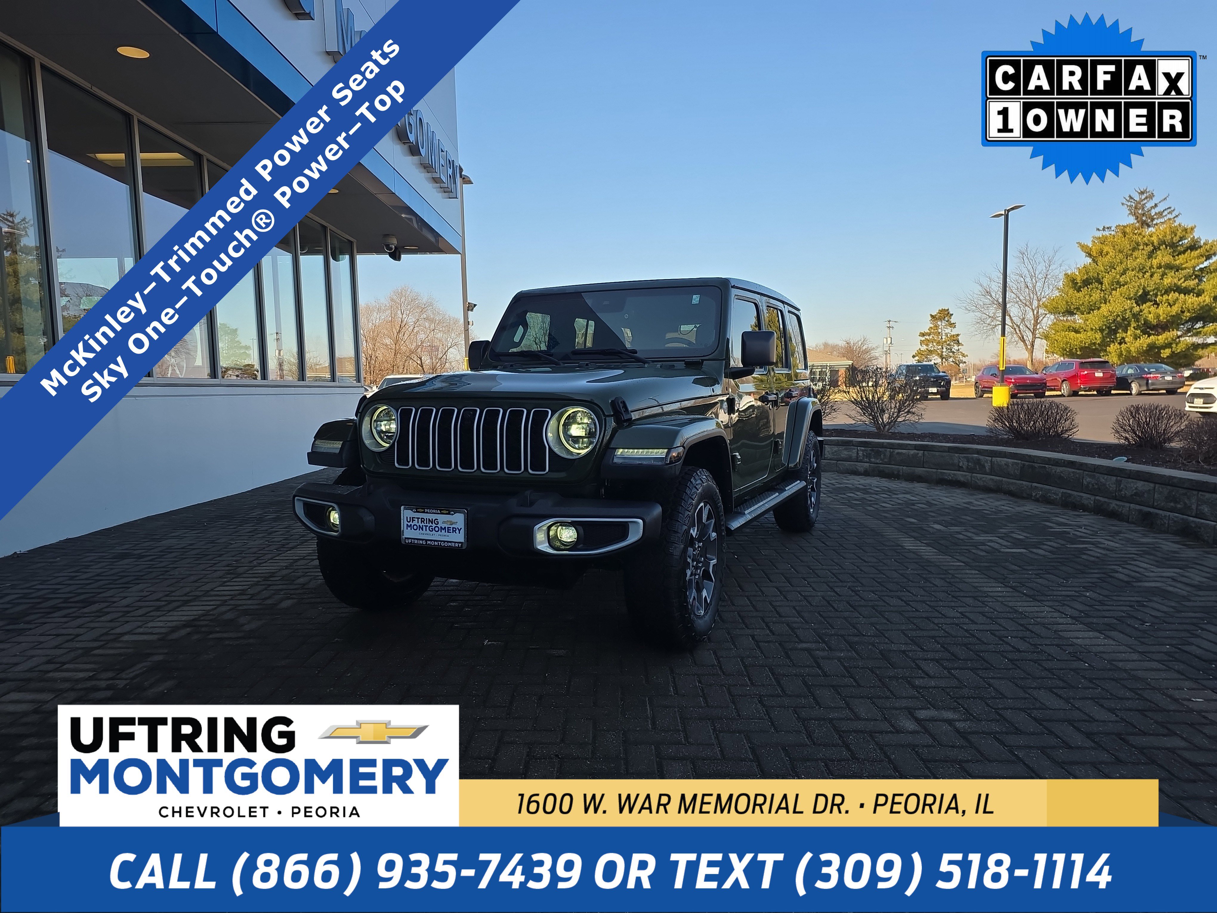 Used 2024 Jeep Wrangler Sahara w/ Technology Group image 1