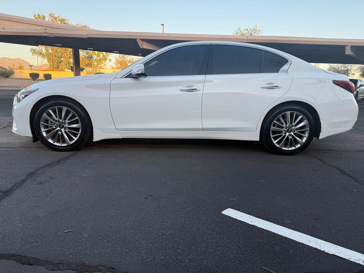 Used 2021 INFINITI Q50 Luxe w/ Seat & Sound Package AWD/4WD image 6