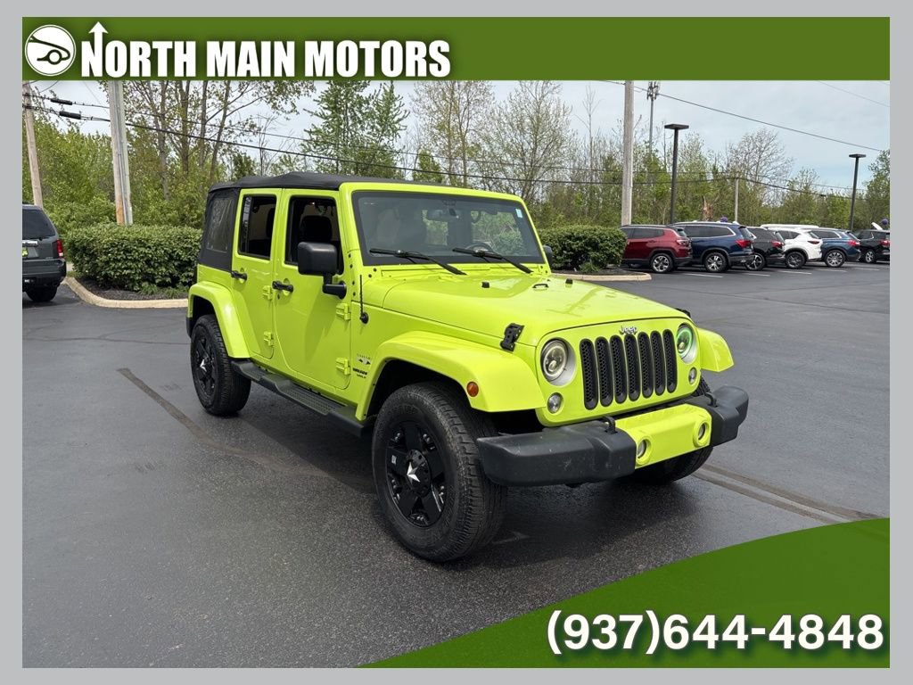 Used 2016 Jeep Wrangler Unlimited Sahara w/ Connectivity Group AWD/4WD image 1