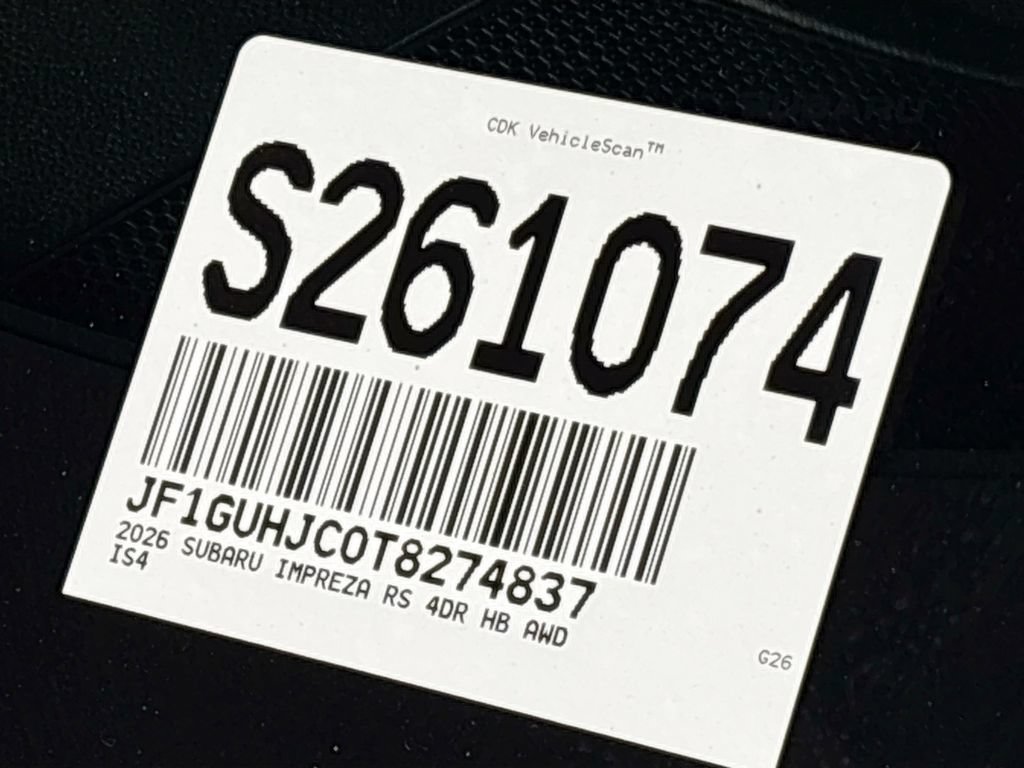 New 2026 Subaru Impreza RS AWD/4WD image 25