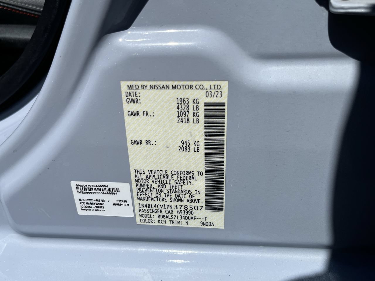 Used 2023 Nissan Altima 2.5 SR w/ SR Premium Package FWD image 32