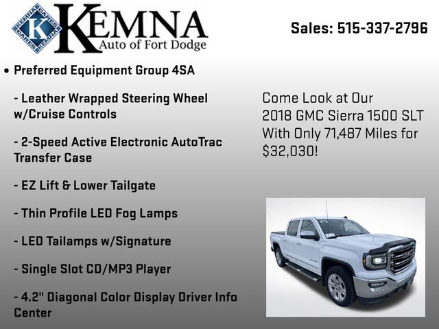 Used 2018 GMC Sierra 1500 SLT image 25