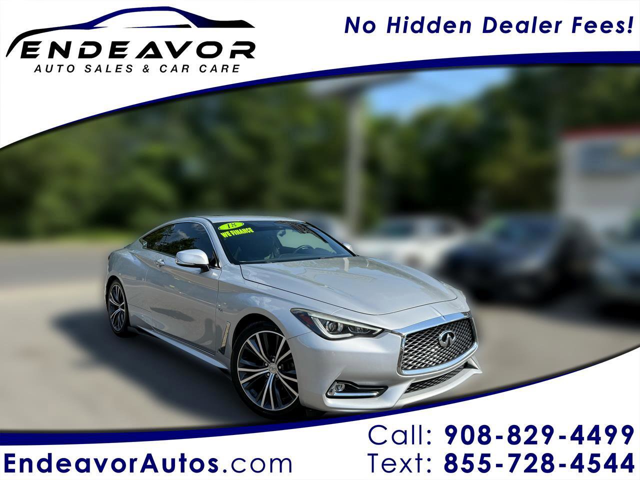 Used 2018 INFINITI Q60 3.0t Luxe image 1