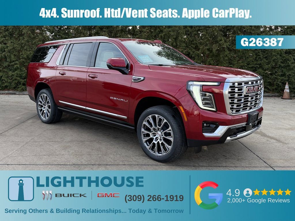 New 2026 GMC Yukon XL Denali w/ Sun & Power Step Package
