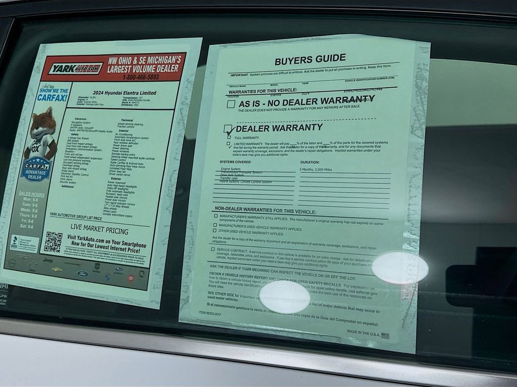 Used 2024 Hyundai Elantra Limited image 13