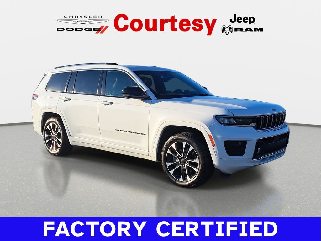 Certified 2023 Jeep Grand Cherokee L Overland w/ Advanced Protech Group III AWD/4WD image 1