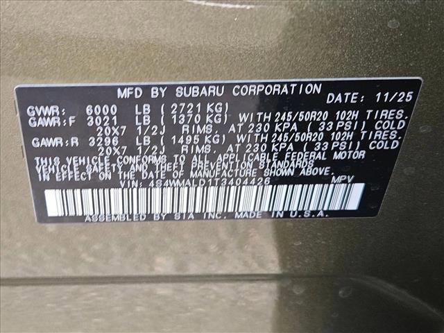 New 2026 Subaru Ascent Bronze Edition w/ Onyx Package image 18