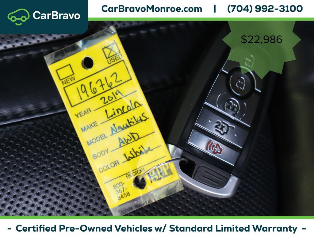 Used 2019 Lincoln Nautilus Reserve AWD/4WD image 53