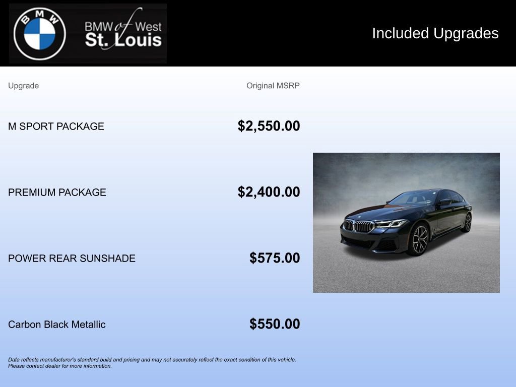 Used 2022 BMW 540i xDrive w/ M Sport Package image 20