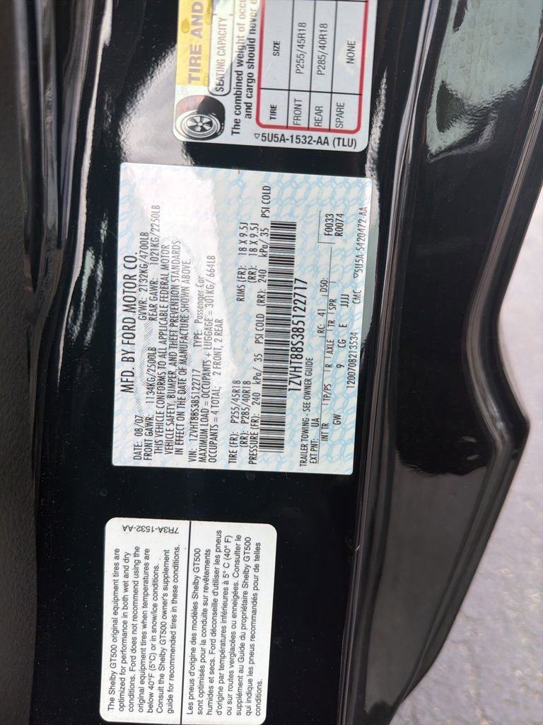 Used 2008 Ford Mustang Shelby GT500 image 13