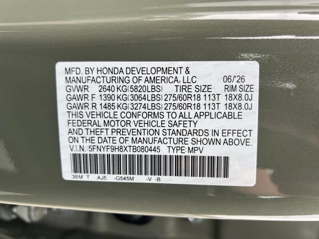 New 2026 Honda Passport TrailSport Elite image 18