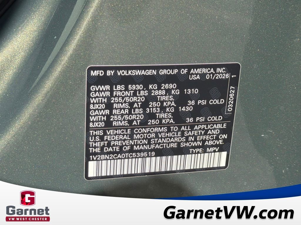 New 2026 Volkswagen Atlas SEL image 22