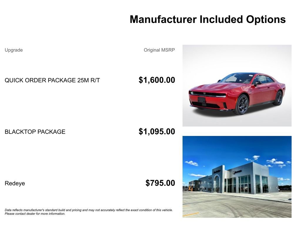 New 2025 Dodge Charger R/T w/ Quick Order Package 25M R/T image 7