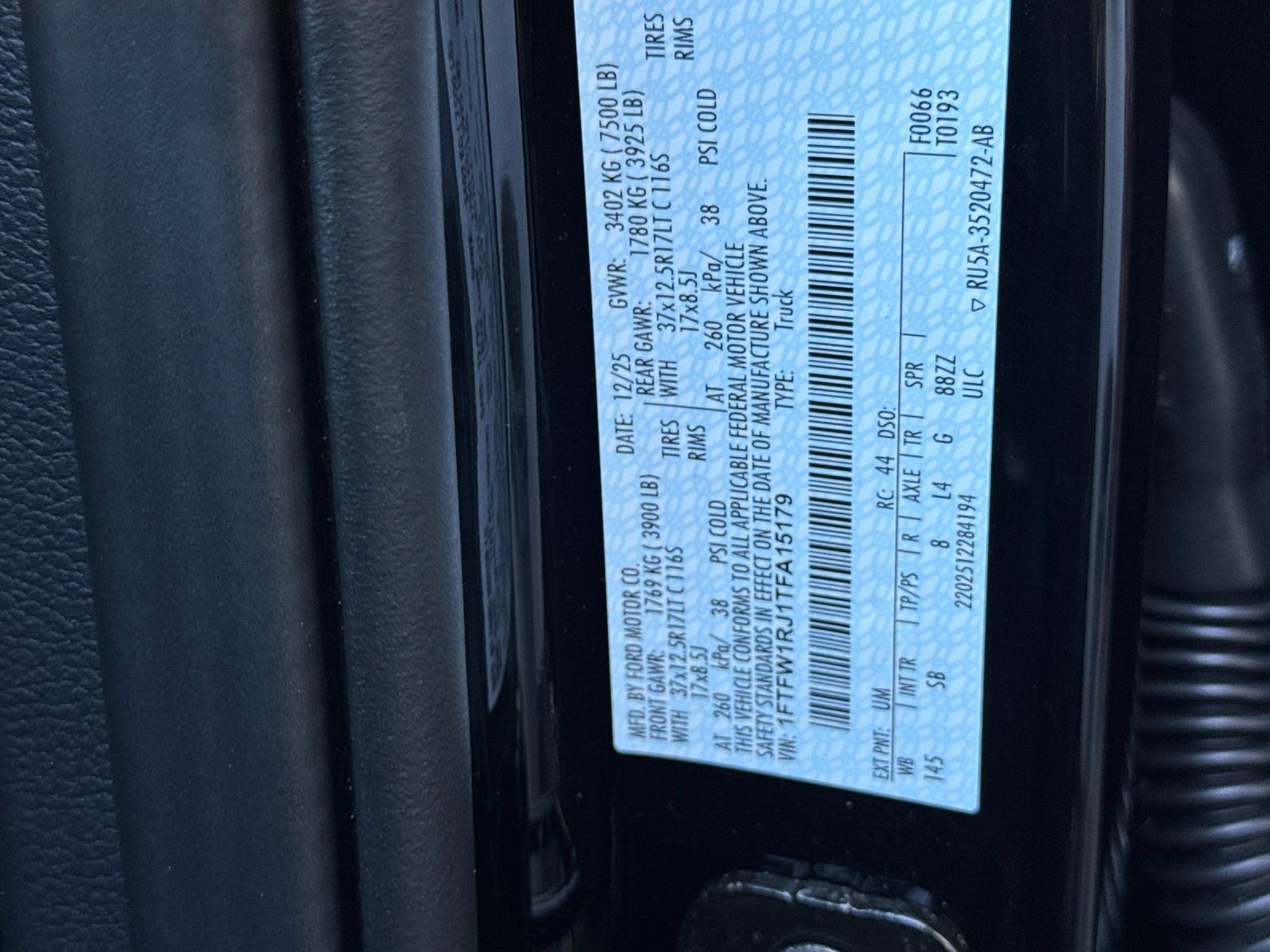 New 2026 Ford F150 Raptor w/ Equipment Group 803A Raptor R image 37