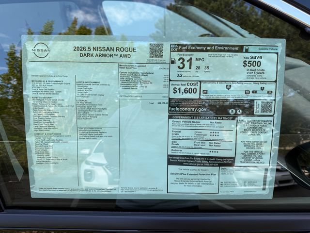 New 2026 Nissan Rogue Dark Armor AWD/4WD image 29