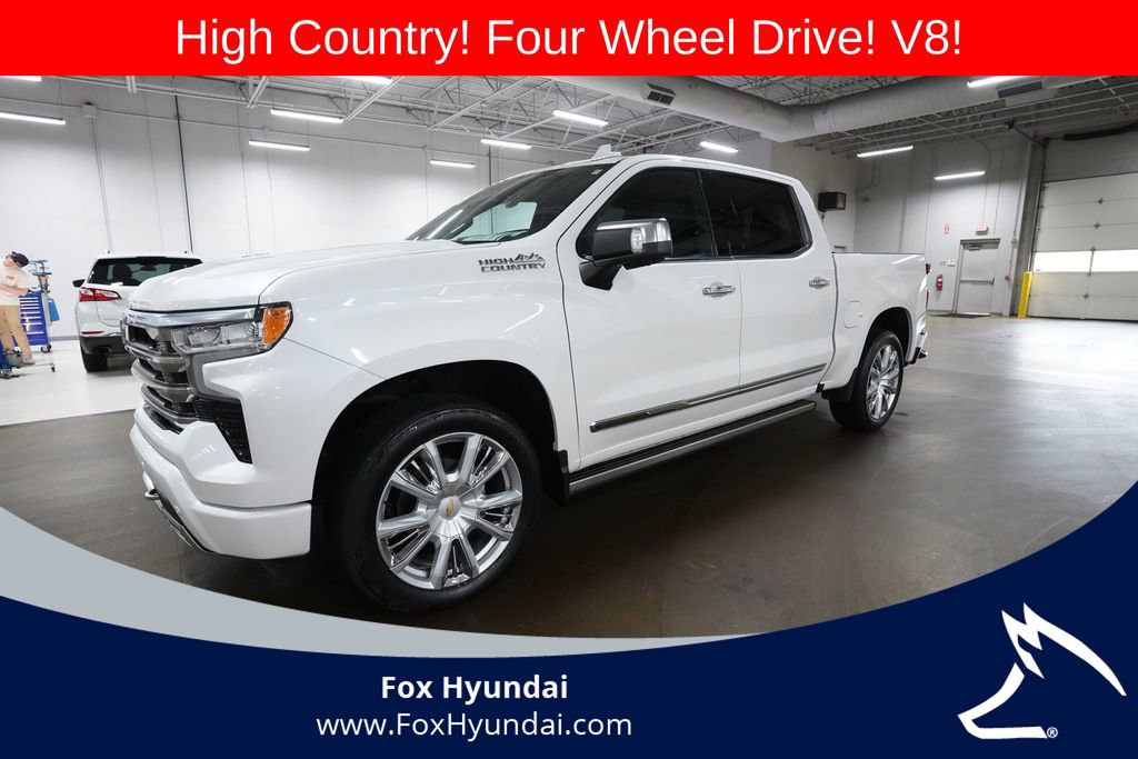 Used 2022 Chevrolet Silverado 1500 High Country w/ High Country Premium Package AWD/4WD image 1