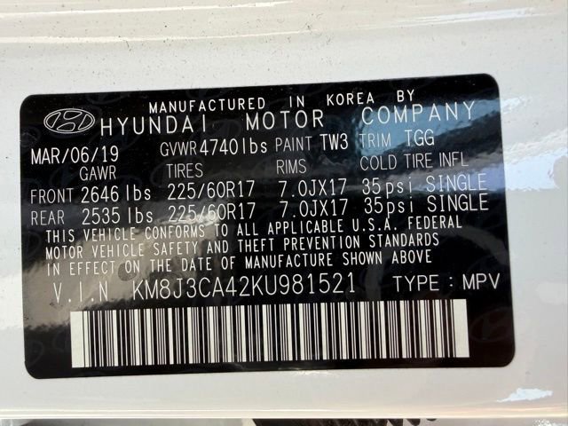 Used 2019 Hyundai Tucson Value AWD/4WD image 46