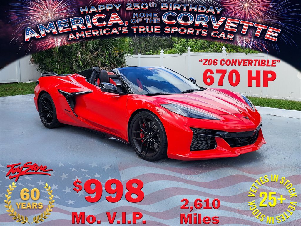 Used 2025 Chevrolet Corvette Z06 w/ Stealth Interior Trim Package image 1