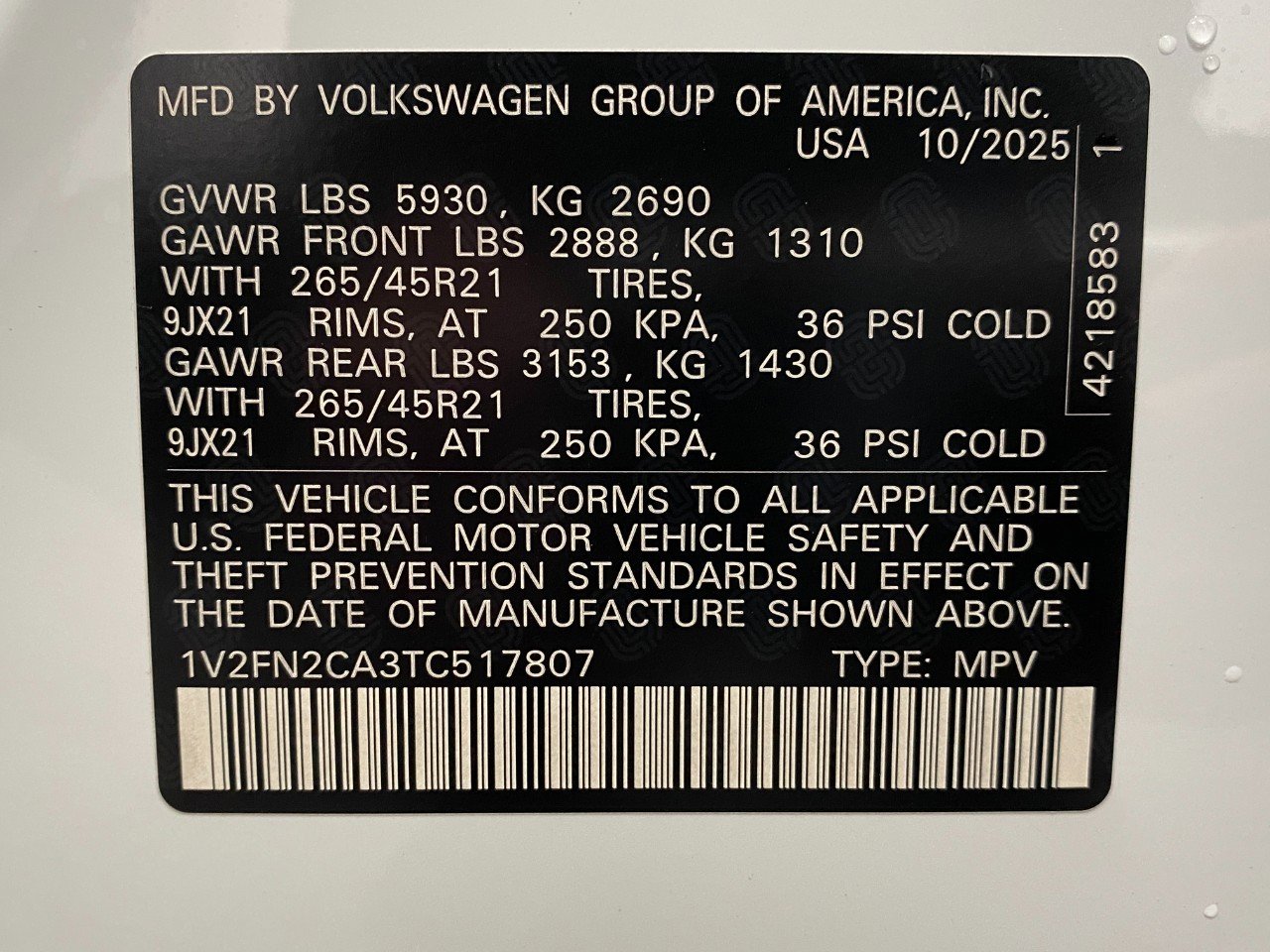 New 2026 Volkswagen Atlas SEL Premium R-Line image 37