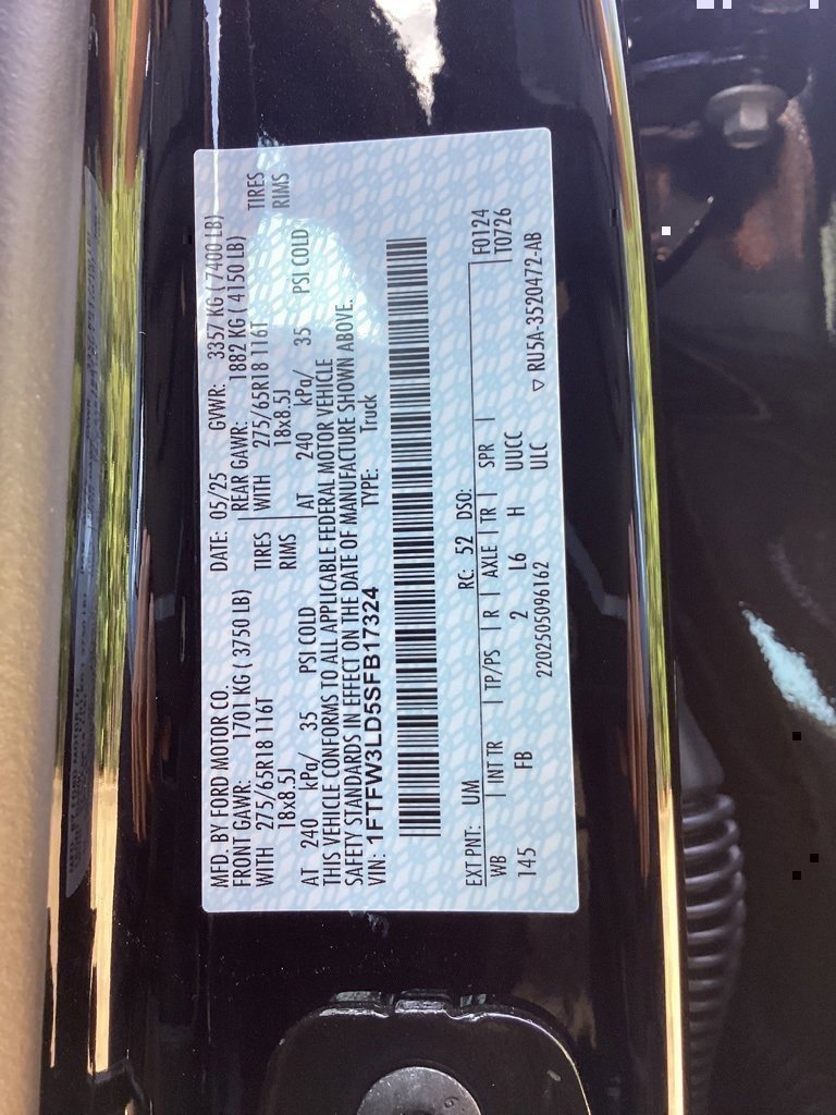 New 2025 Ford F150 XLT w/ Equipment Group 301A Standard image 68