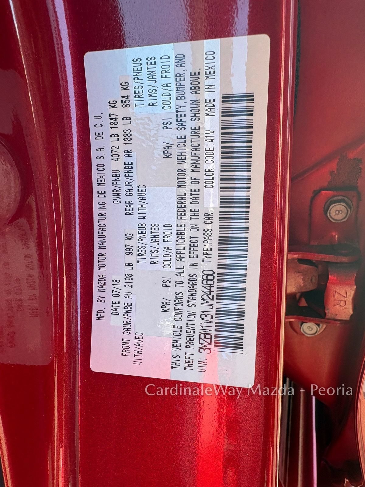 Used 2018 MAZDA MAZDA3 Touring FWD image 35