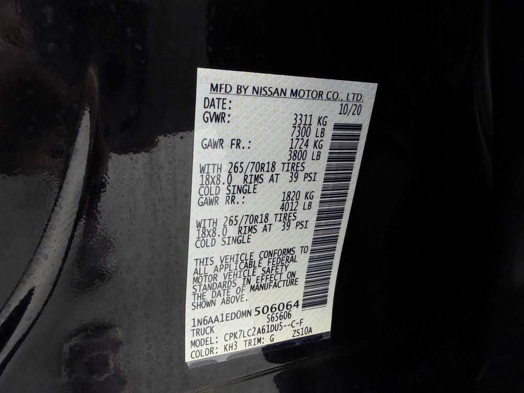 Used 2021 Nissan Titan SV w/ SV Convenience Package AWD/4WD image 28