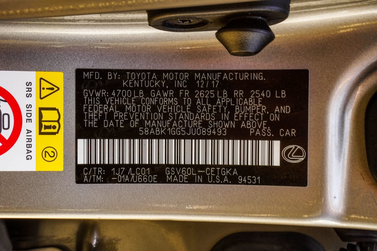 Used 2018 Lexus ES 350 w/ Ultra Luxury Package FWD image 44