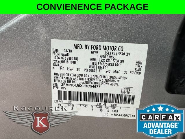 Used 2018 Ford Edge SEL w/ Equipment Group 201A AWD/4WD image 26
