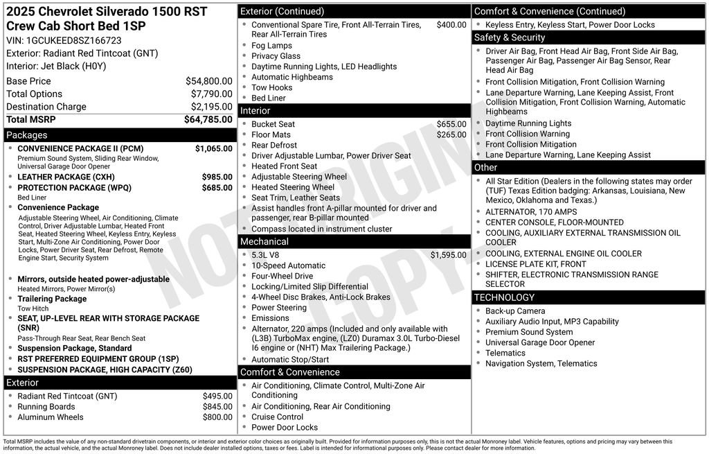 Certified 2025 Chevrolet Silverado 1500 RST w/ Convenience Package II image 5