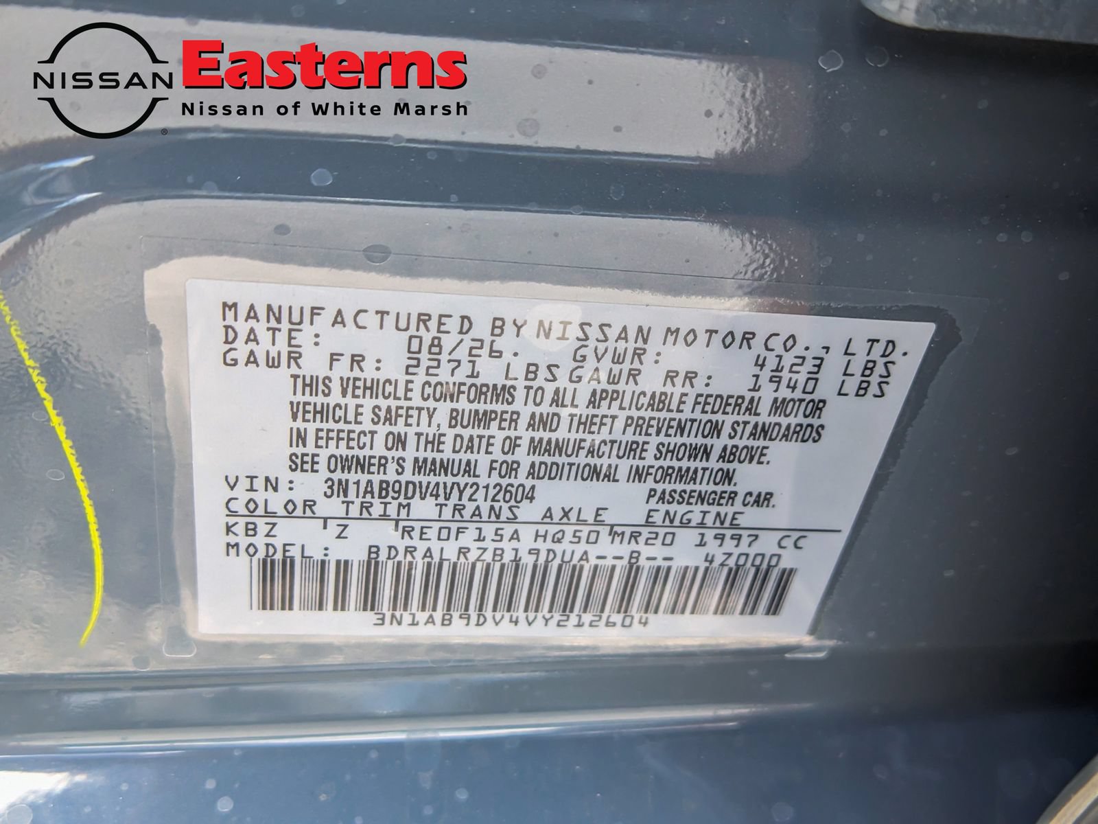 New 2027 Nissan Sentra SR w/ Floor Mat Package FWD image 28