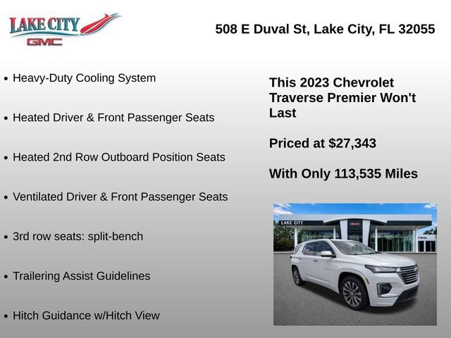 Used 2023 Chevrolet Traverse Premier FWD image 22