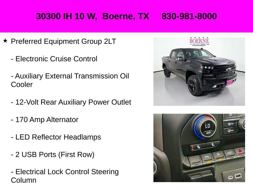 Used 2021 Chevrolet Silverado 1500 LT Trail Boss w/ Convenience Package II image 30