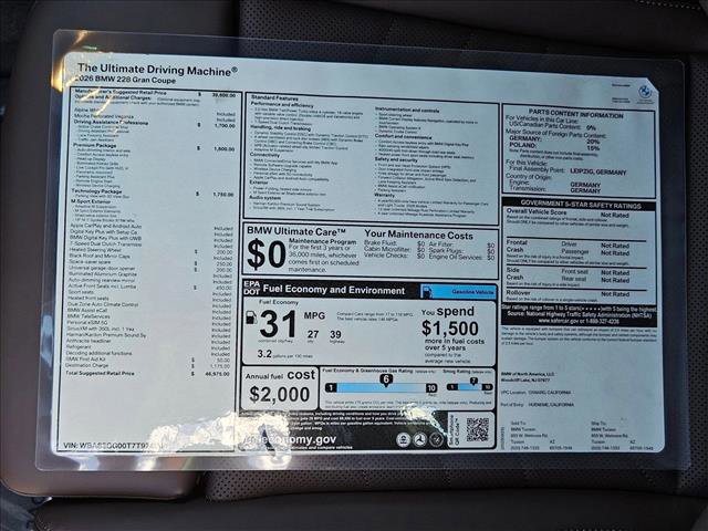 New 2026 BMW 228i w/ Technology Package image 18