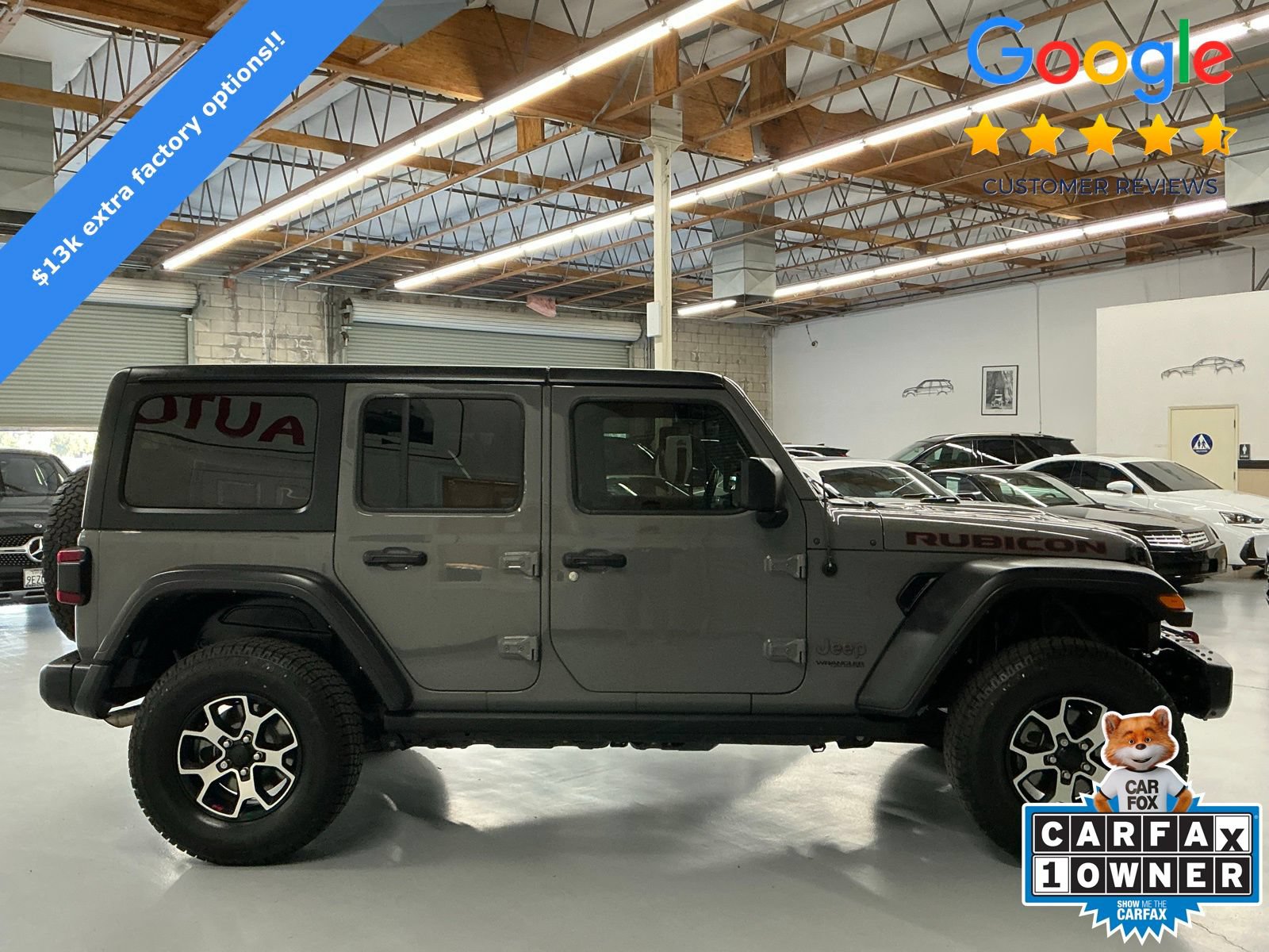 Used 2021 Jeep Wrangler Unlimited Rubicon w/ Steel Bumper Group AWD/4WD image 4