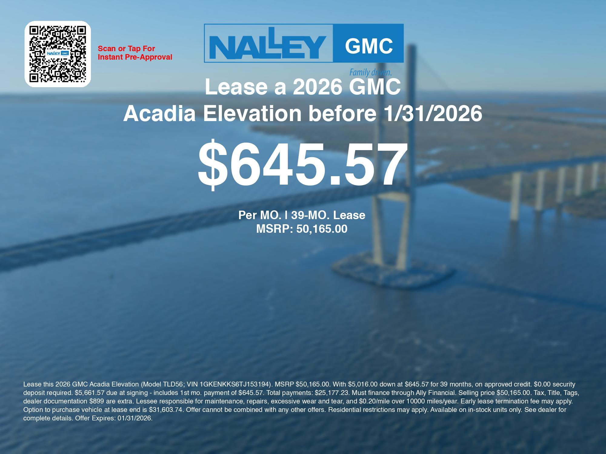 New 2026 GMC Acadia Elevation w/ Elevation Premium Package image 3