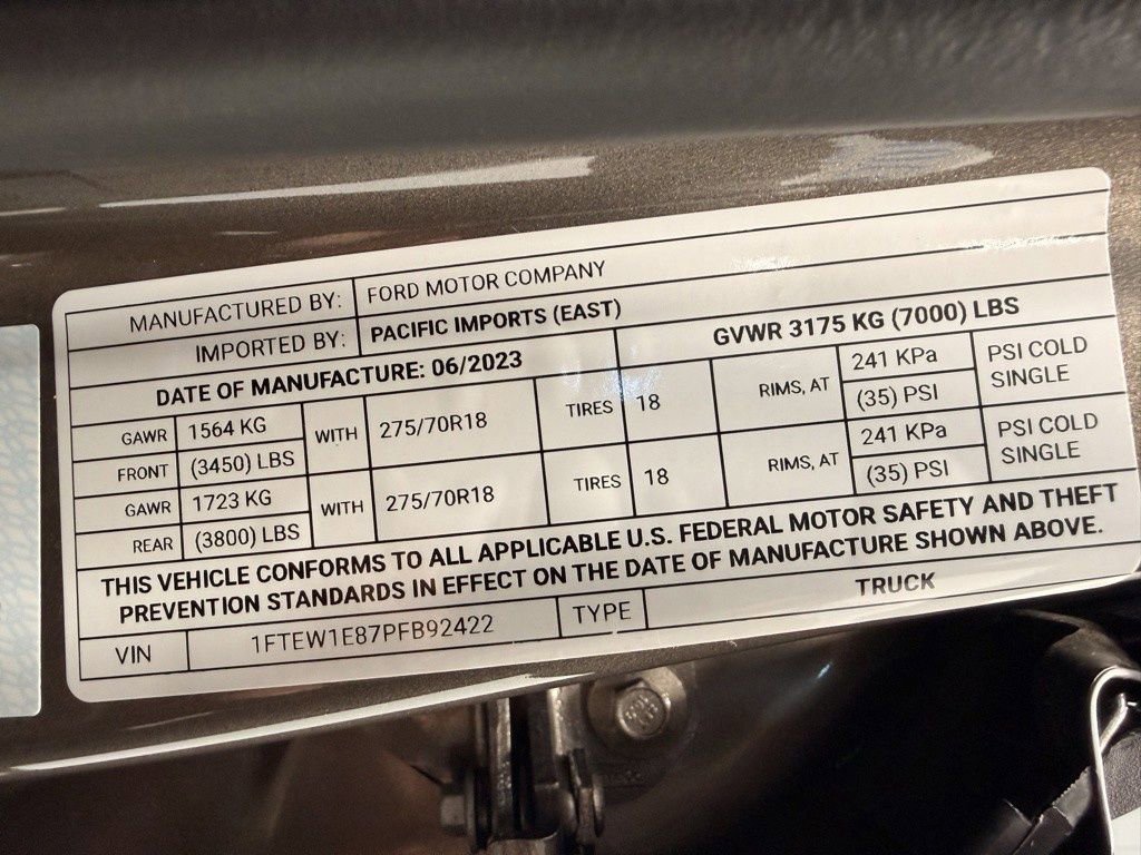 Used 2023 Ford F150 Tremor w/ 360 Degree Camera Package image 56