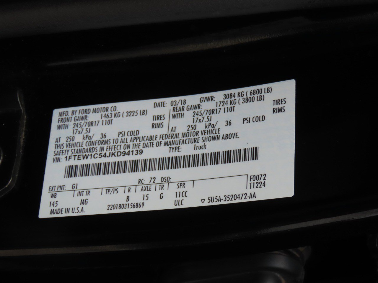 Used 2018 Ford F150 XLT RWD image 26