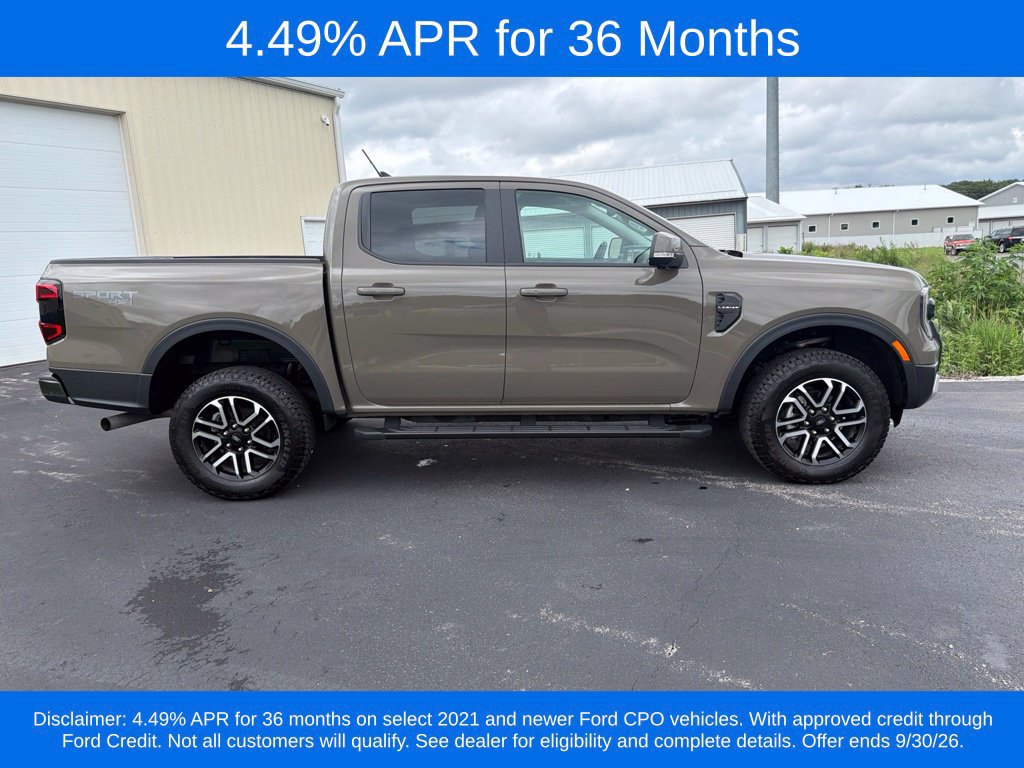 Certified 2025 Ford Ranger Lariat w/ Trailer Tow Package AWD/4WD image 3