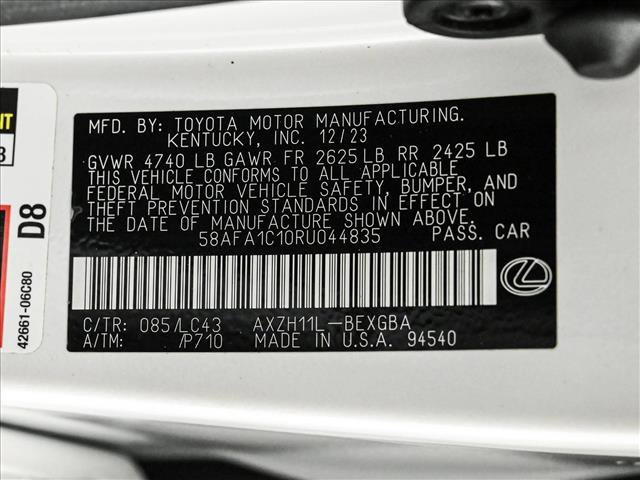 Used 2024 Lexus ES 300h Ultra Luxury w/ Accessory Package (Z1) FWD image 25