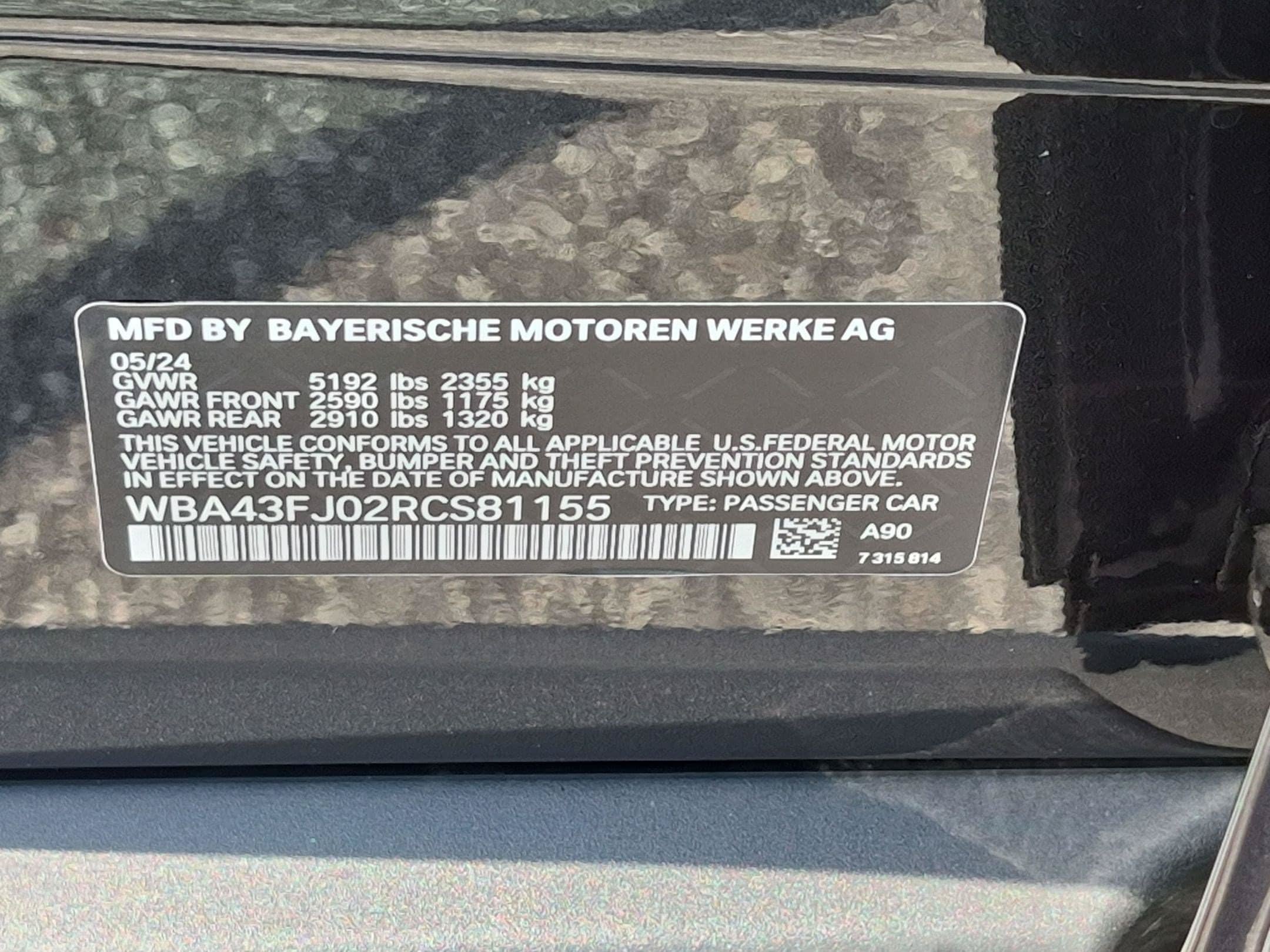 Certified 2024 BMW 530i w/ Premium Package RWD image 40