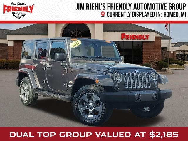 Used 2017 Jeep Wrangler Unlimited Sahara w/ Dual Top Group image 1