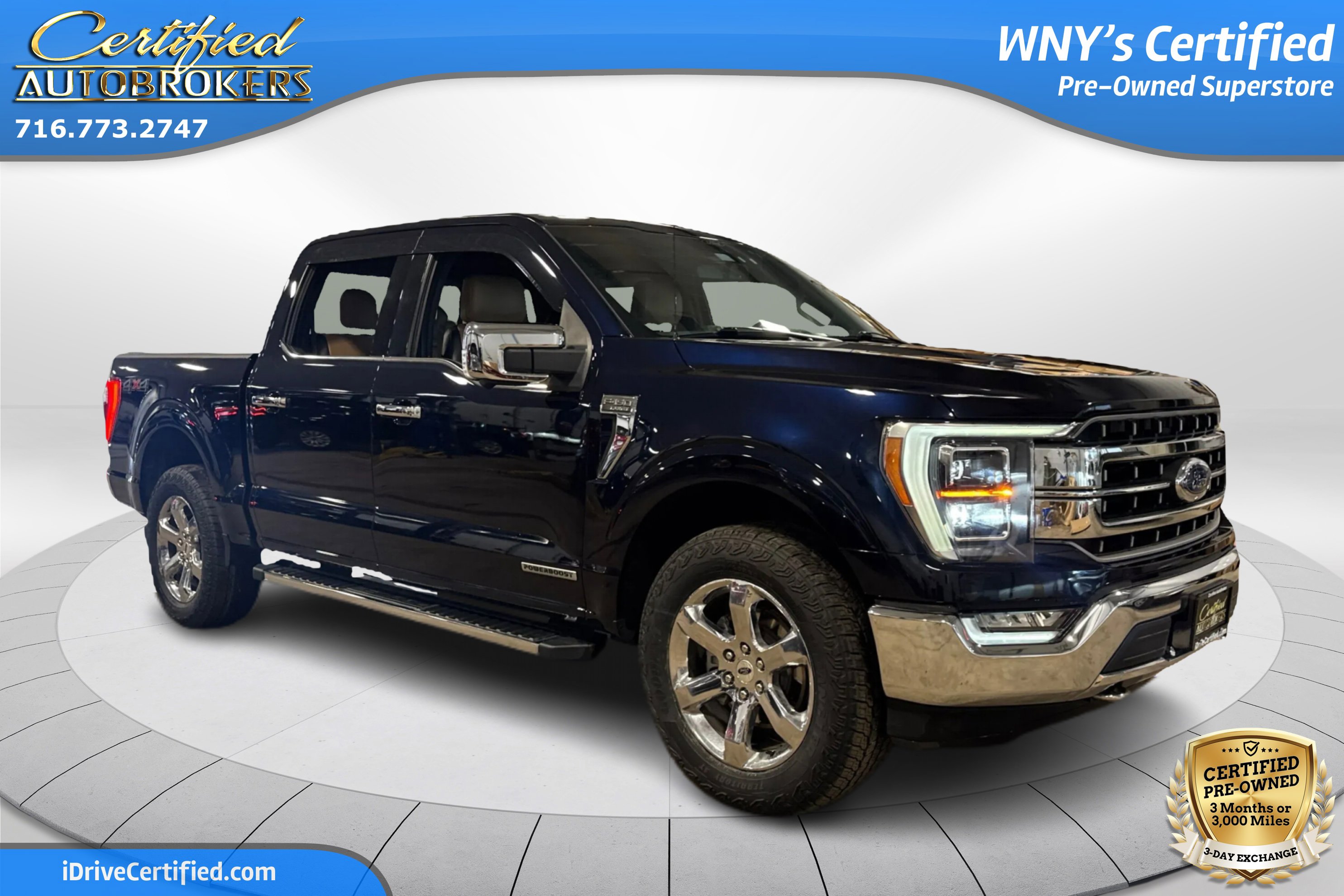Used 2021 Ford F150 Lariat w/ Equipment Group 502A High AWD/4WD image 3