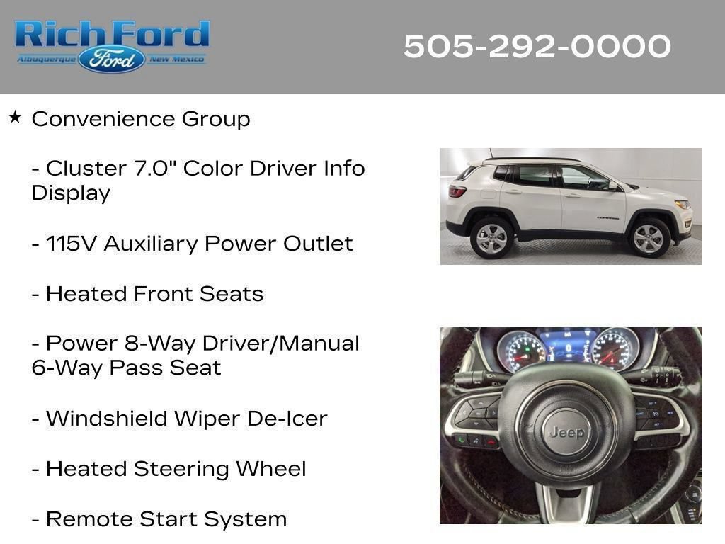 Used 2021 Jeep Compass Latitude w/ Convenience Group AWD/4WD image 28