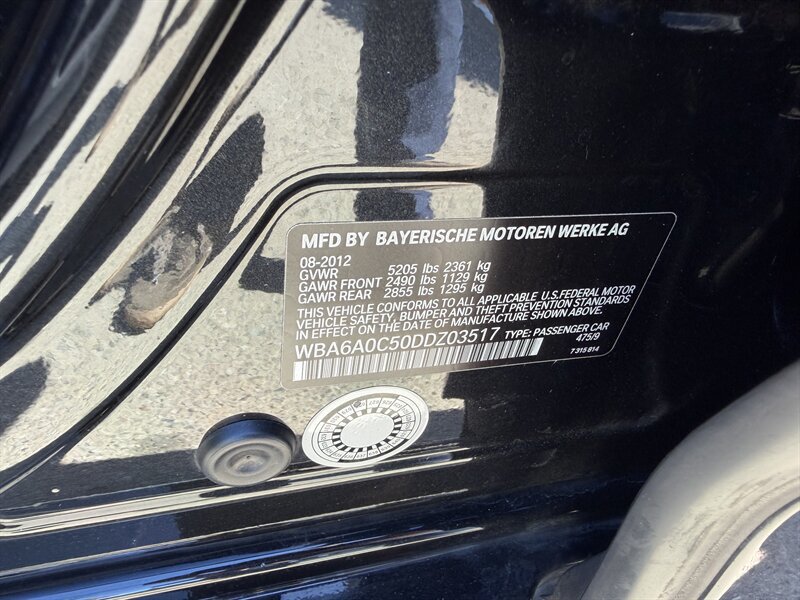Used 2013 BMW 640i Gran Coupe RWD image 36